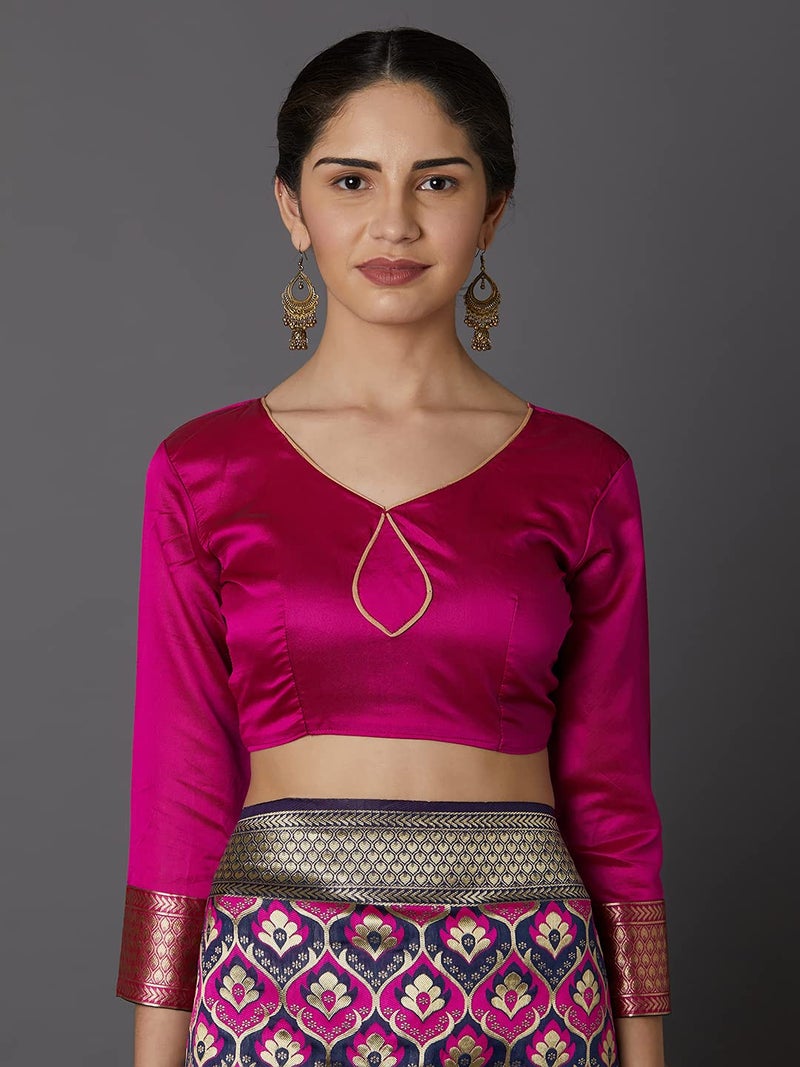 LACOSSI Pure Fancy Kanjivaram Jacquard Silk Saree Banarasi Silk Saree Rich Pallu Design Woven Jacquard Trendy Special Occassion Wear With Unstitched Blouse Piece 2025 Trendy (Apple-2642) - Image 4