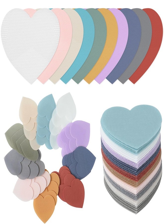 MAXECHO 40pcs Multicolor 4 Inches Heart-Shaped Spot Markers - Carpet Floor Dots for Classroom Decoration, Flexible Seating, Elementary School, Preschool, Kindergarten Supplies - Image 2