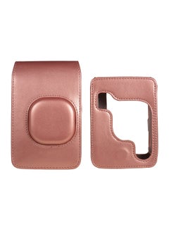 Generic Compact Size Instant Camera Case Bag PU Leather with Shoulder Strap Compatible with Fujifilm Fuji Instax mini LiPlay  - Image 3