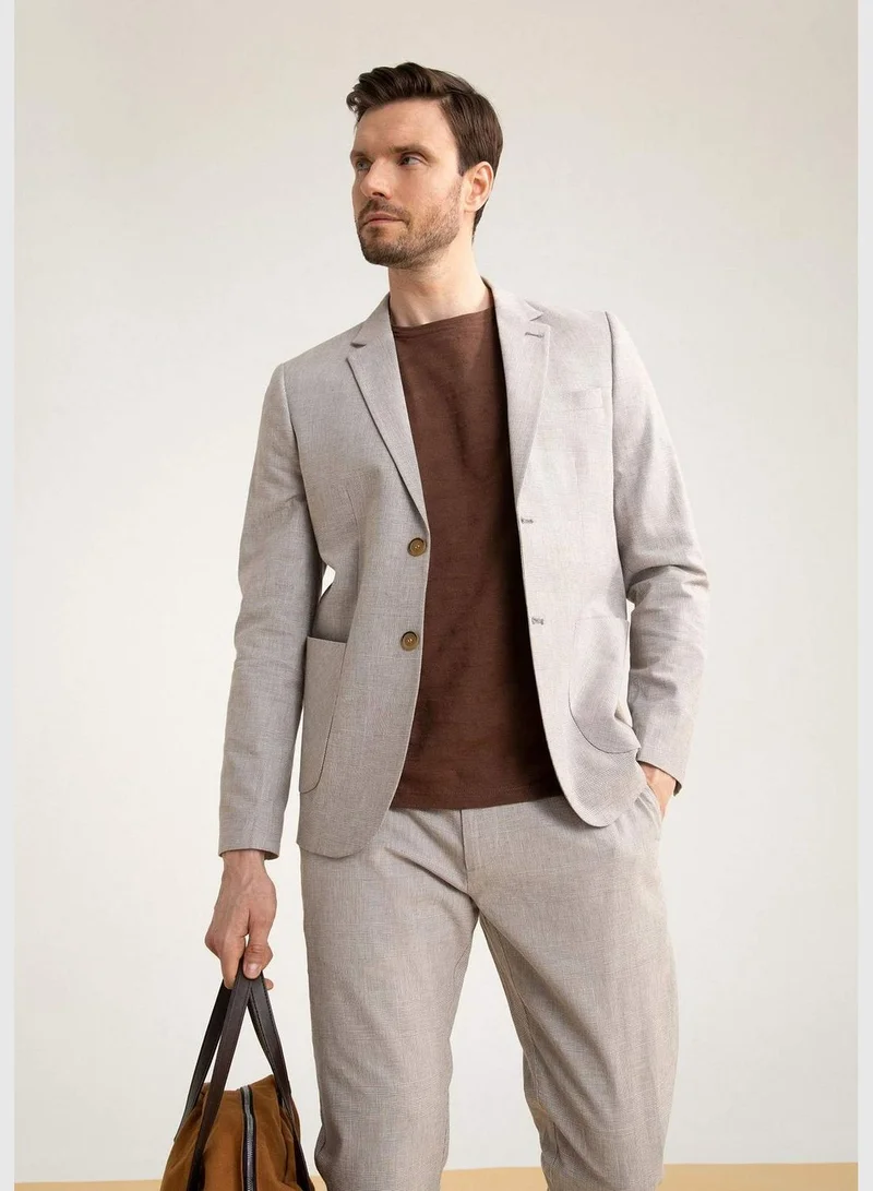 DeFacto Man Slim Fit Mono Neck Blazer