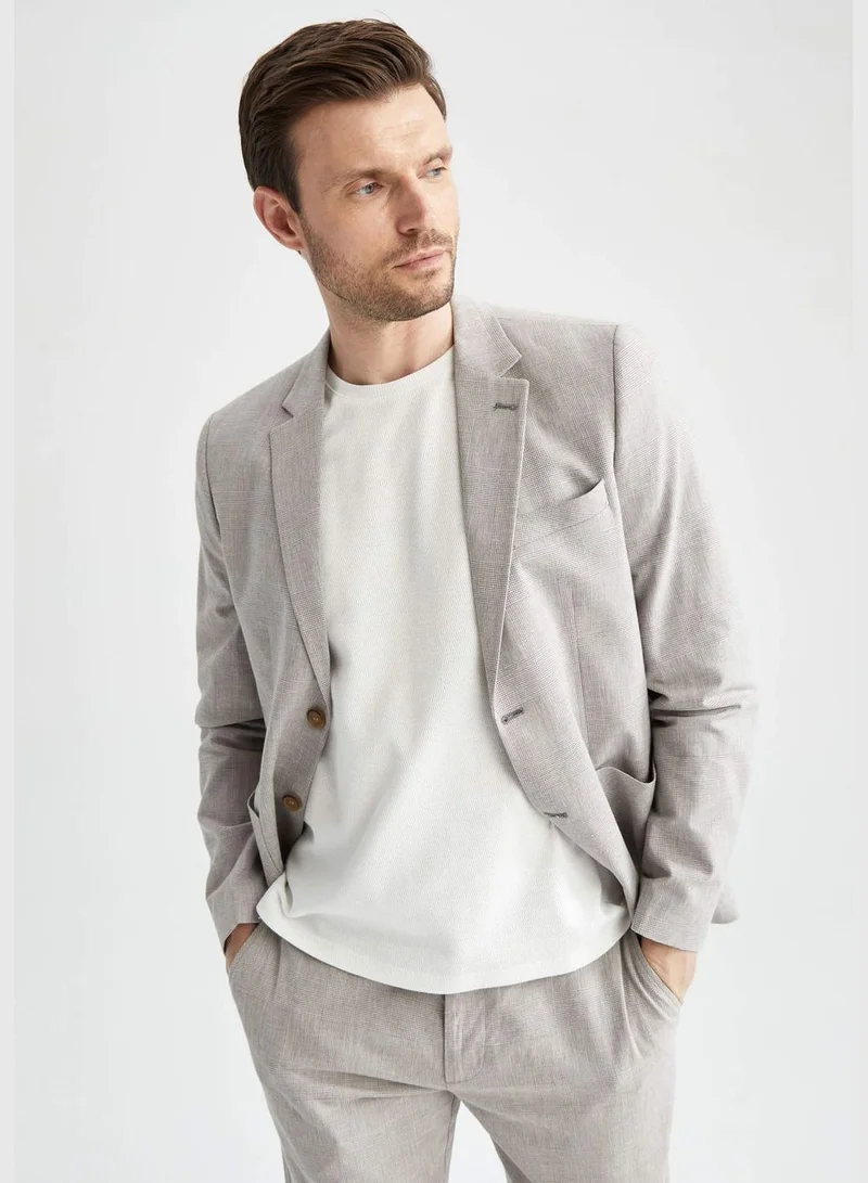 DeFacto Man Slim Fit Mono Neck Blazer