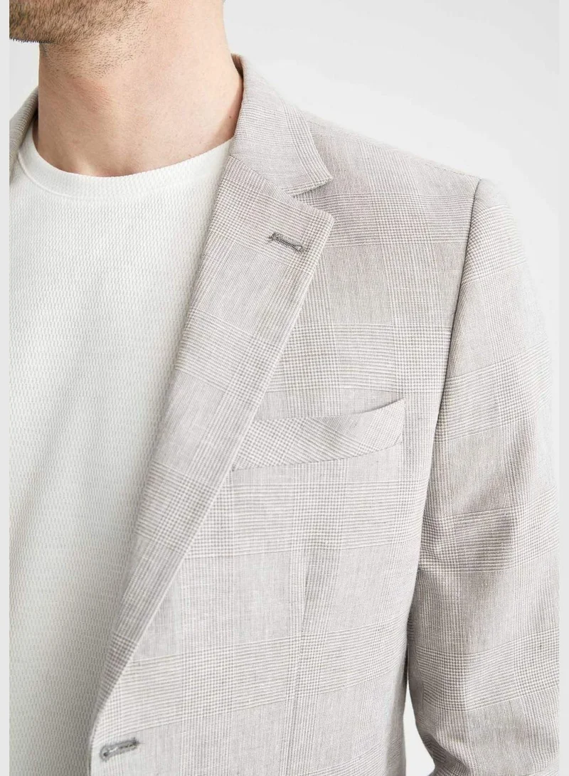 DeFacto Man Slim Fit Mono Neck Blazer