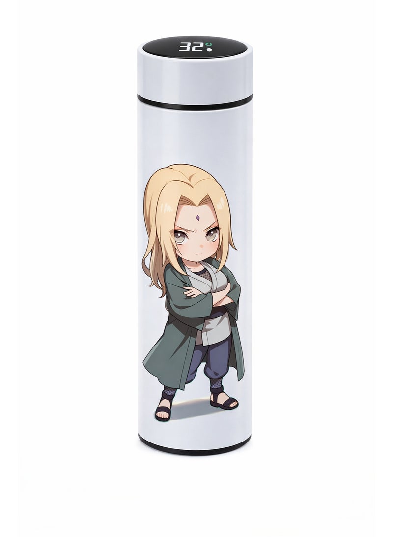 Bickerbond Tsunade Smart Water Bottle - Stainless Steel Vacuum Thermos with LED Temperature Display - Image 1