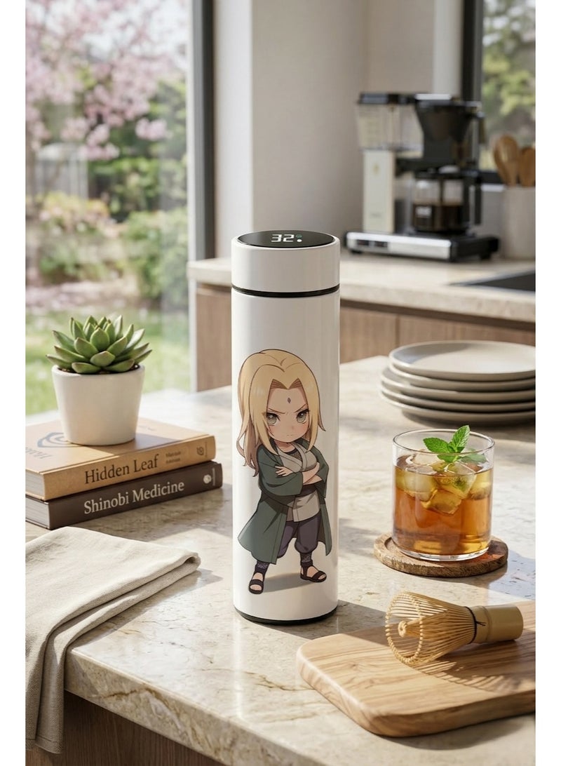 Bickerbond Tsunade Smart Water Bottle - Stainless Steel Vacuum Thermos with LED Temperature Display - Image 2
