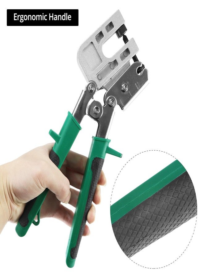 QWORK Metal Stud Crimper - 10 Inches Heavy Duty Punch Lock Crimper Framing Fastening Hand Tool - Image 5