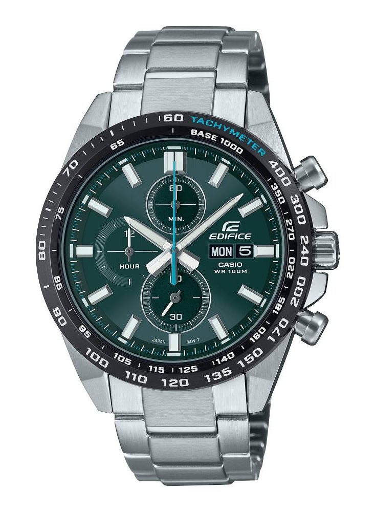 CASIO Edifice Chronograph Quartz Stainless Steel Men's Watch EFR-574DB-3AV - Image 1