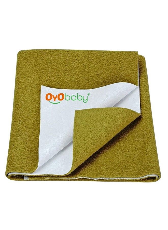 OYO BABY Waterproof Mattress Protector Sheet For Kids And Adults (Small (70Cm X 50Cm) Gold)  - Image 1