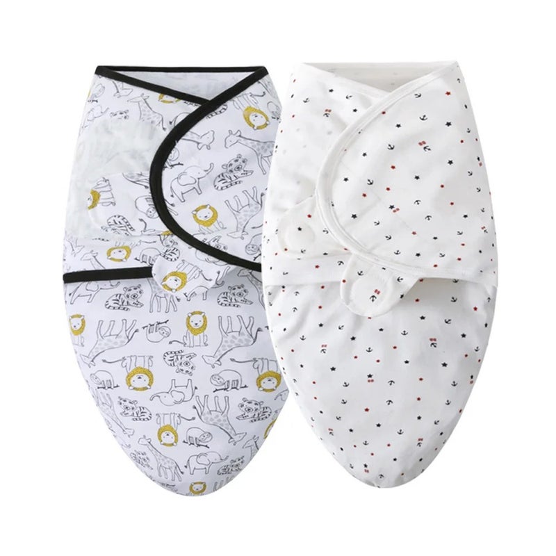 Bluejw Baby Swaddle Wrap - Infant Cotton Swaddle Blanket Sleeping Bag - Newborn Swaddlers - Image 2