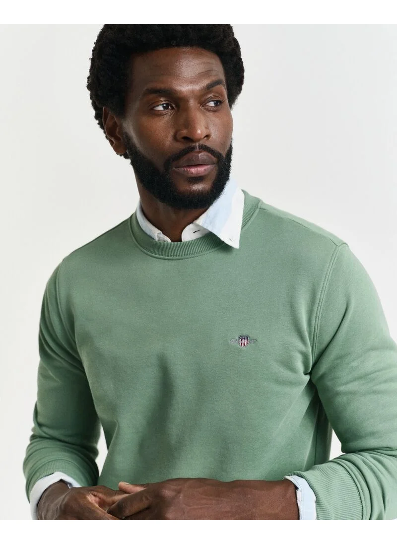 غانت Gant Regular Shield C-Neck Sweat