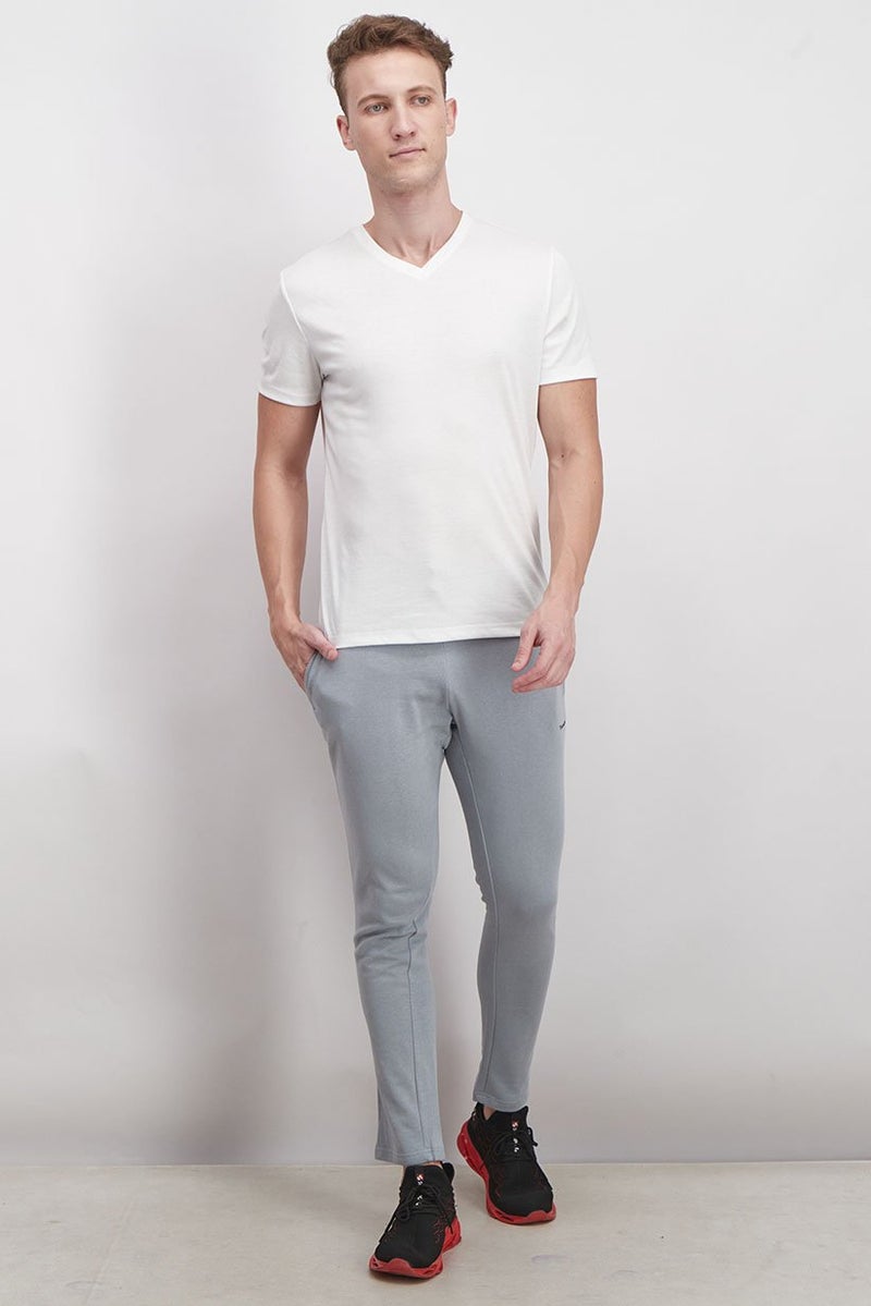 Tahari Men Regular Brand Logo Drawstring Jogger Pants, Sage Blue - Image 3