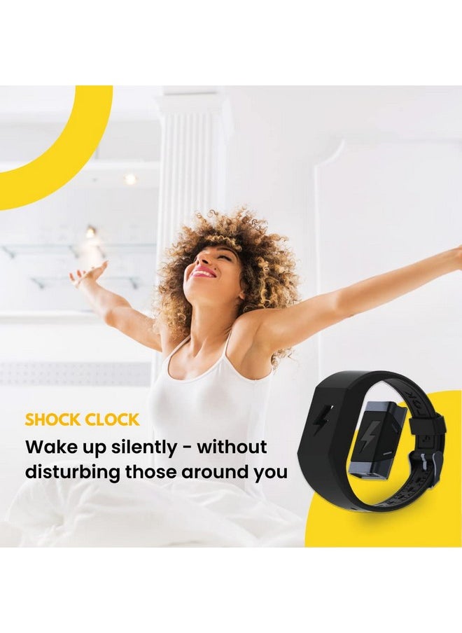 Pavlok - Shock Clock The Ultimate Silent Alarm For Heavy Sleepers Hard Of Hearing Couples And Shift Workers Wake Up On Time Create Better Habits - Image 1