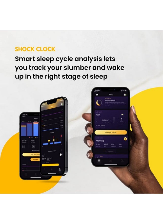 Pavlok - Shock Clock The Ultimate Silent Alarm For Heavy Sleepers Hard Of Hearing Couples And Shift Workers Wake Up On Time Create Better Habits - Image 1