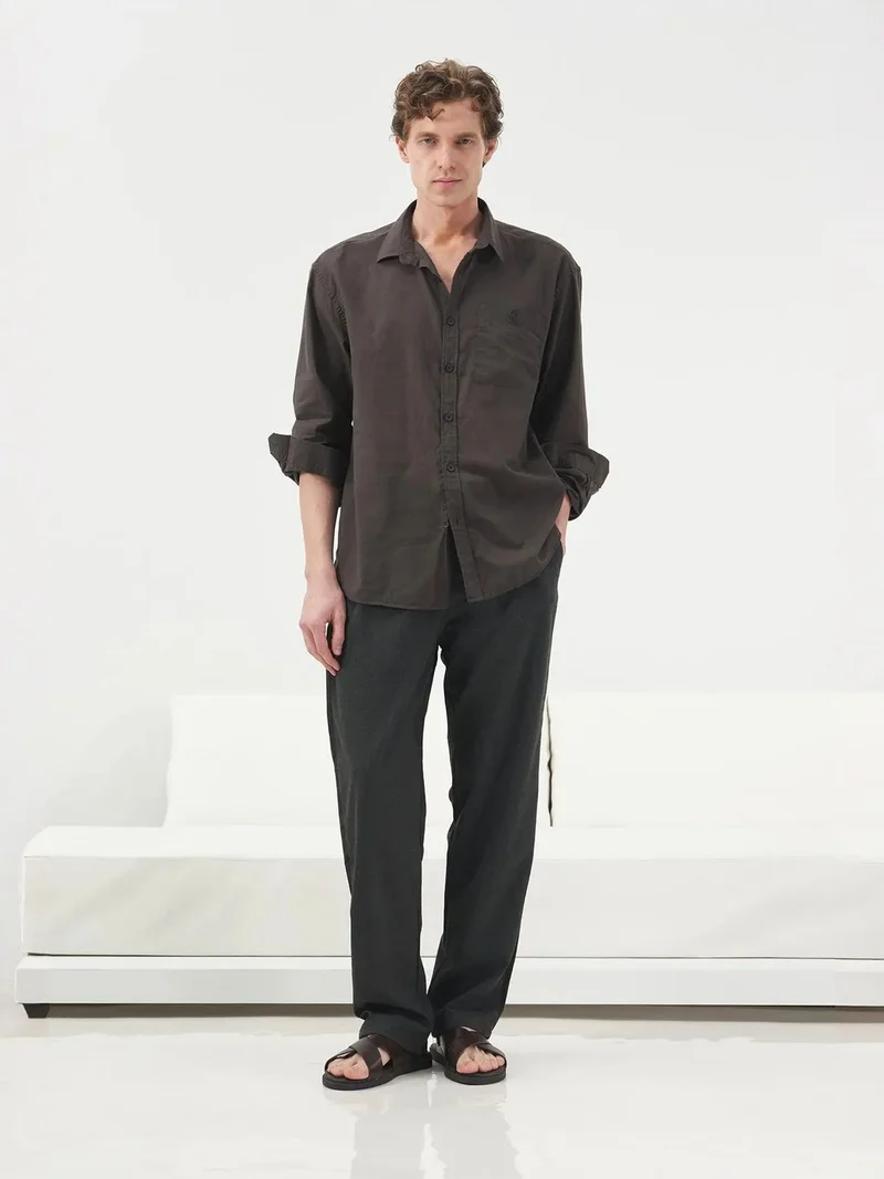 جيستو GIESTO Regular Fit Long Sleeve Poplin Shirt