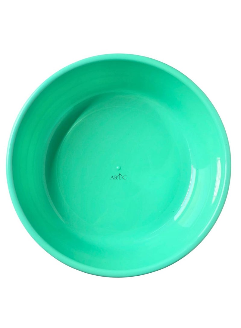 ARTC 27L Heavy-Duty Plastic Bath Tub (Green) – Premium Multi-Purpose Round Basin for Laundry, Dishwashing, Cleaning, Soaking, Water Storage & Home Organization – Stackable & Durable - Image 4