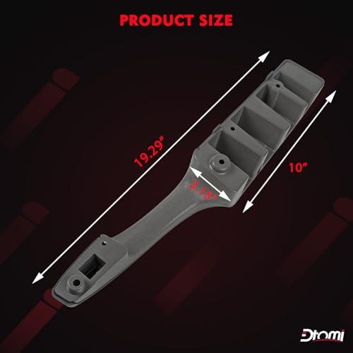 Dtomi Interior Pull Handle Door Armrest Pair Compatible with Chevy GMC Vehicle 2003-2019 Express Van, Savana 1500 2500 3500 Replaces# 10388387, 10388386, 10388390, 15817114, 25750064, 10388389 (2Pair) - Image 5