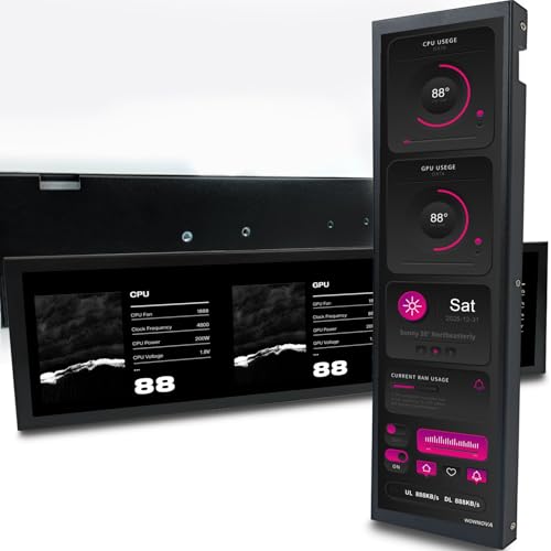 WOWNOVA WOWNOVA 9 2 Lcd Screen Inside Pc Case Computer Temp Monitor Screen 9.2 inch ZB6844718F0FE9400B397Z