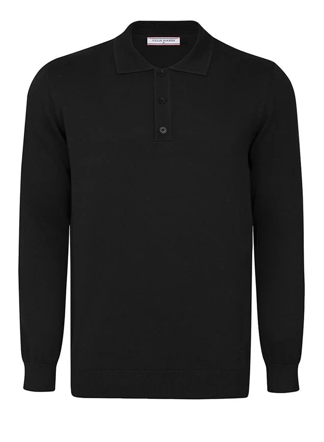 فيليكس هاردي Pullover with Polo Collar