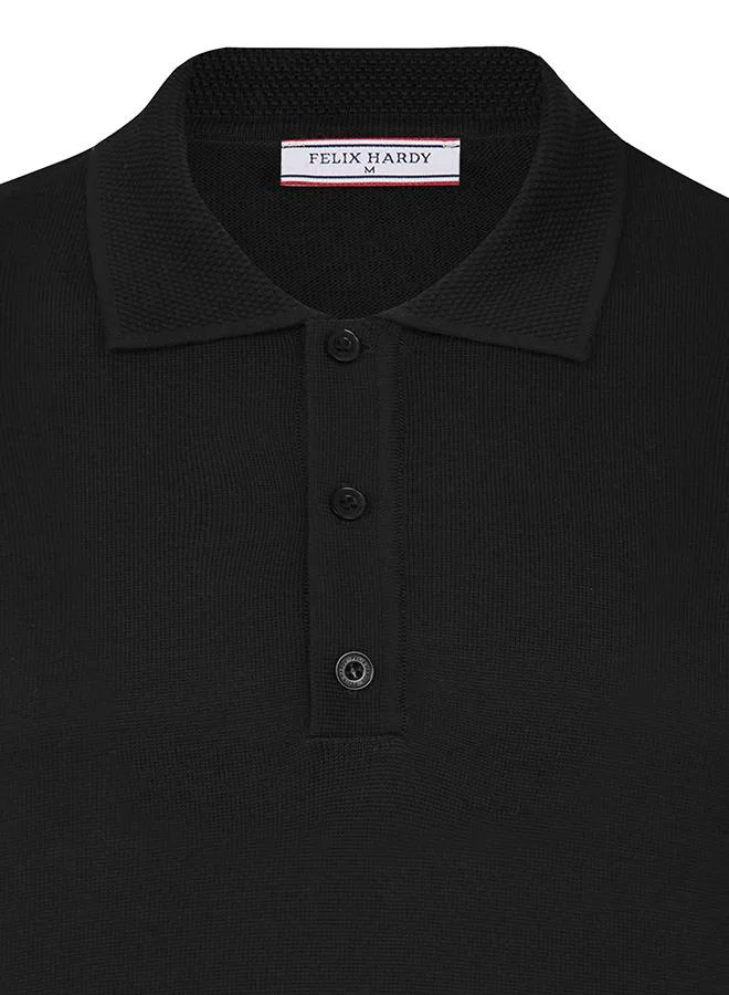 فيليكس هاردي Pullover with Polo Collar