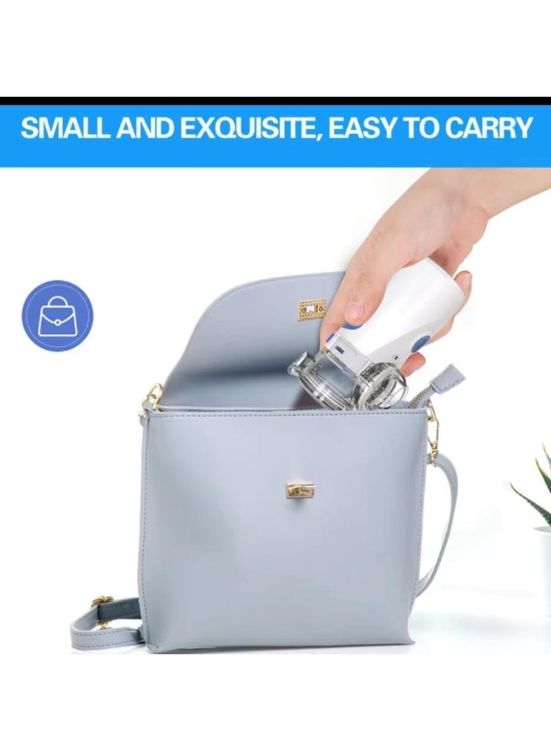 Mini Handheld Portable Nebulizer - Silent Mesh Atomizer for Kids & Adults - High Precision Respiratory Support for Home & Travel (Without Battery) - Image 2