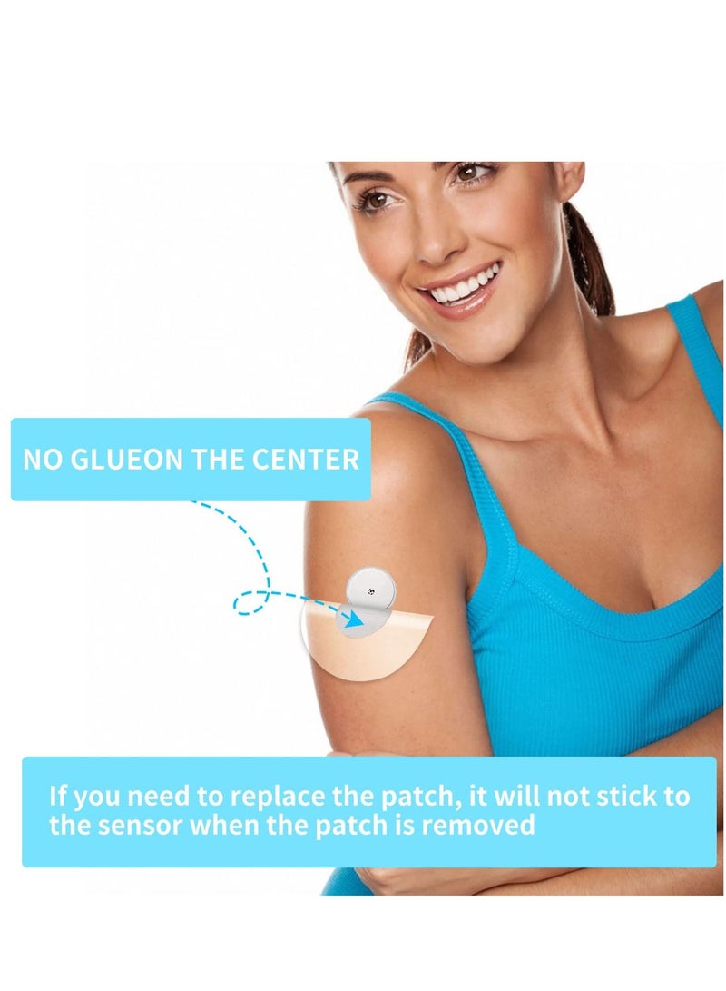 Excefore 30 Pack Libre Sensor Covers, Adhesive Waterproof Patches Transparent Breathable Sensor Fixing Stickers Anti-Drop Sports Non-Slip Patches - Image 3