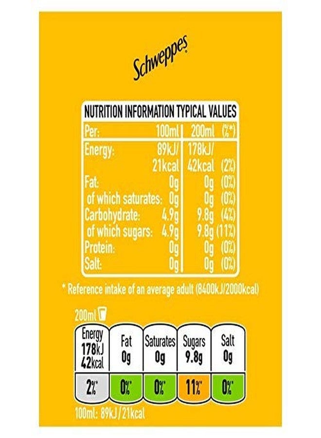 Schweppes Chefsneed Schweppes Tonic Water 330Ml, Pack Of 12 Cans (Imported Product). - Image 4