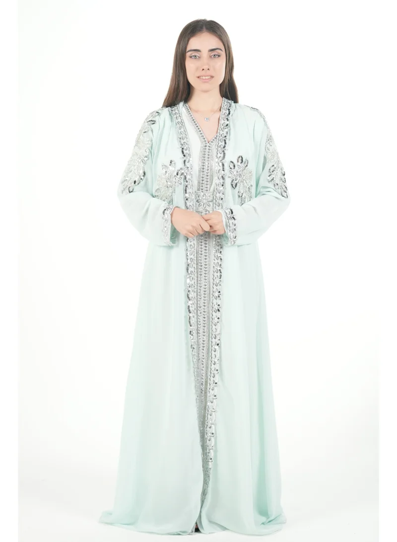 AL BENT AL SHARQIEH embroidered kaftan dress jalabia