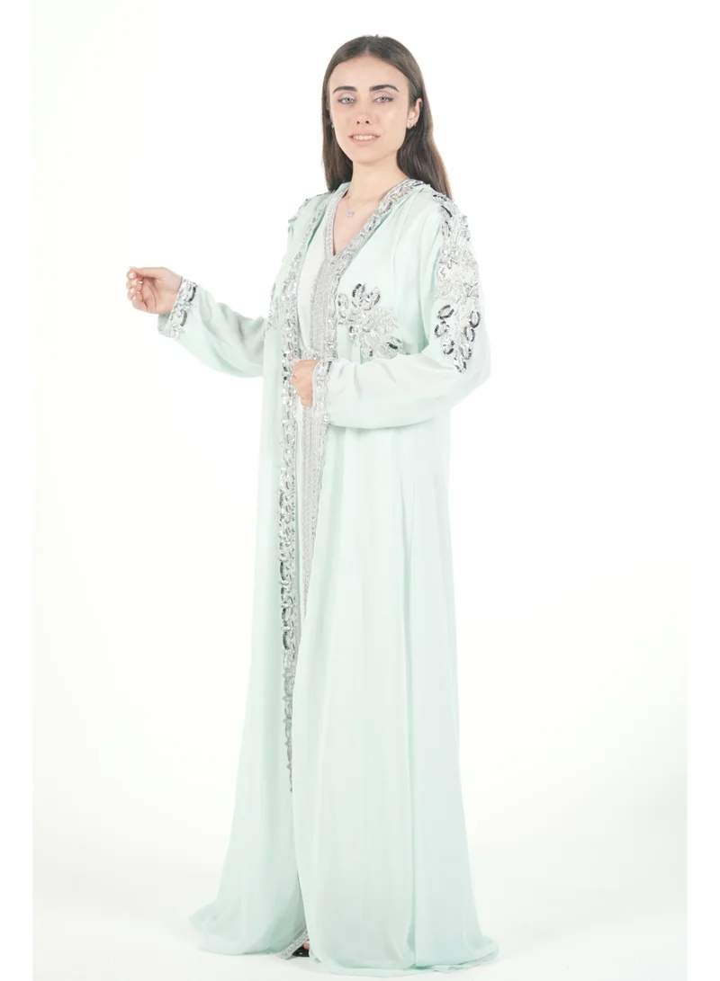 AL BENT AL SHARQIEH embroidered kaftan dress jalabia