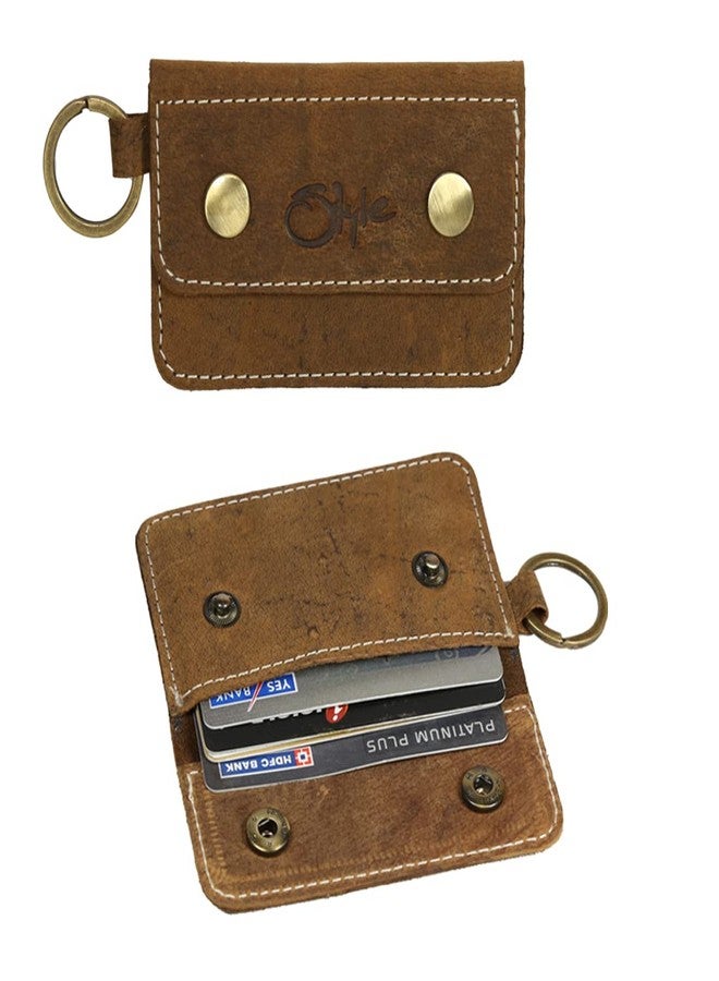STYLE SHOES Genuine Leather Keychain & Card Holder for Men & Women (Pack of 1)-95001HJ12 - Image 4