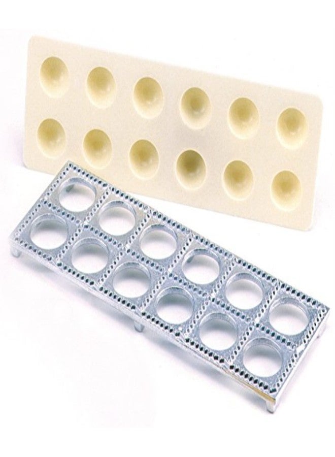 نور برو طقم نوربرو لصنع الرافيولي والضغط عليه، ثلاث قطع مع عصا فرد العجين - Image 5