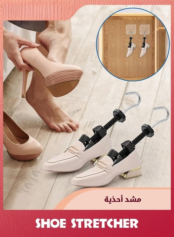 ,1 زوج قابل للتعديل بوت Widener مع قرن الأحذية وحقيبة التخزين,بوت ستريترز للأقدام السميكة للرجال والنساء,أسود - Image 4