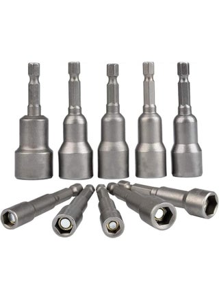 Magnetic Nut Driver: 1/4" Hex Shank Socket Impact Grade Socket Adapter Set Driver Sockets Adapter Extension Set for Electric Screw Drive Pneumatic Drill Hand Drill - pzsku/ZB684DC9D4A180DBB8C9AZ/45/1749103235/3865a4c2-3cad-4b45-adb2-01adaebaa48d
