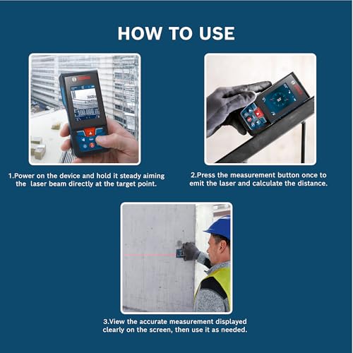 BOSCH GLM 50-27 CG Professional Laser Measure with Green Laser, 50m Range, Bluetooth Connectivity, IP65 Protection, Drop-Resistant, 1/4" Tripod Thread, 1 Year Warranty - Image 4