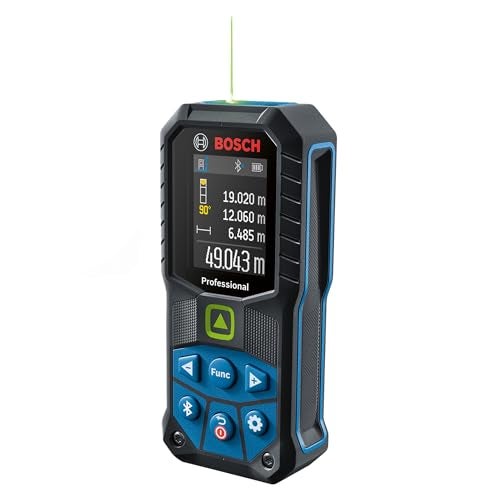BOSCH GLM 50-27 CG Professional Laser Measure with Green Laser, 50m Range, Bluetooth Connectivity, IP65 Protection, Drop-Resistant, 1/4" Tripod Thread, 1 Year Warranty - Image 1