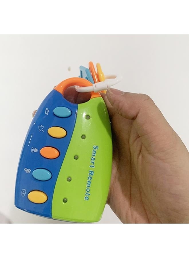 Simulation Remote Control Car Key Lock Music Toy Musical Smart Remote Key Toy for Baby, Toddler, and Kids  - Image 3