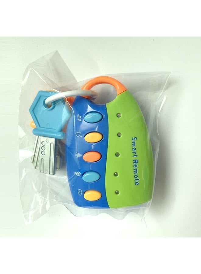 Simulation Remote Control Car Key Lock Music Toy Musical Smart Remote Key Toy for Baby, Toddler, and Kids  - Image 4
