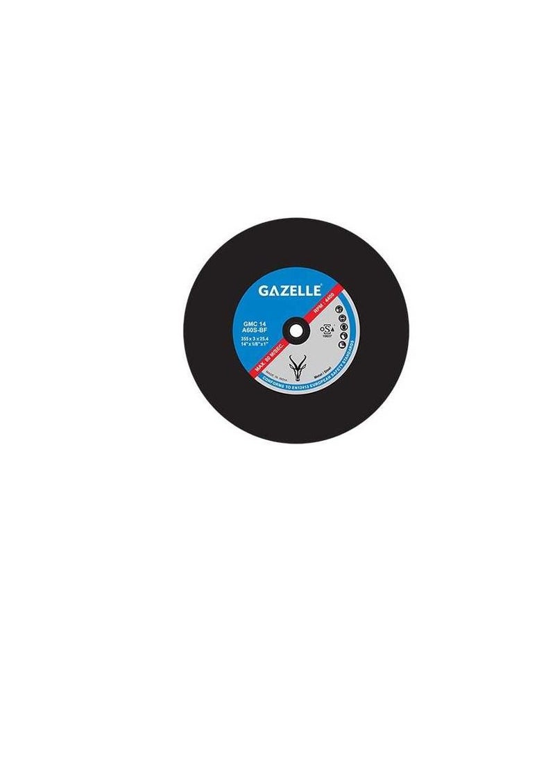Gazelle Gazelle Metal/Steel Cutting Disc 14" - Image 1