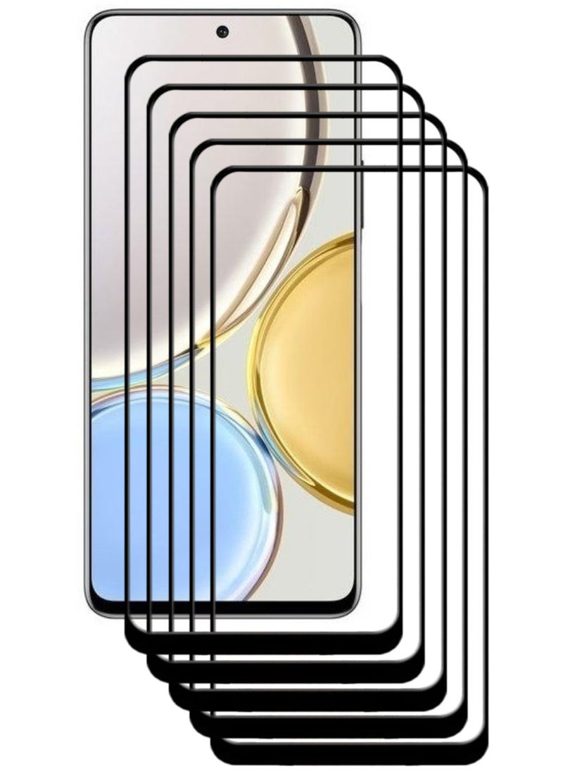 ACLIX 5 Pieces Antistatic ESD Dustproof Premium Quality High Definition Tempered Glass Screen Protector Designed For Honor X9 - Image 1