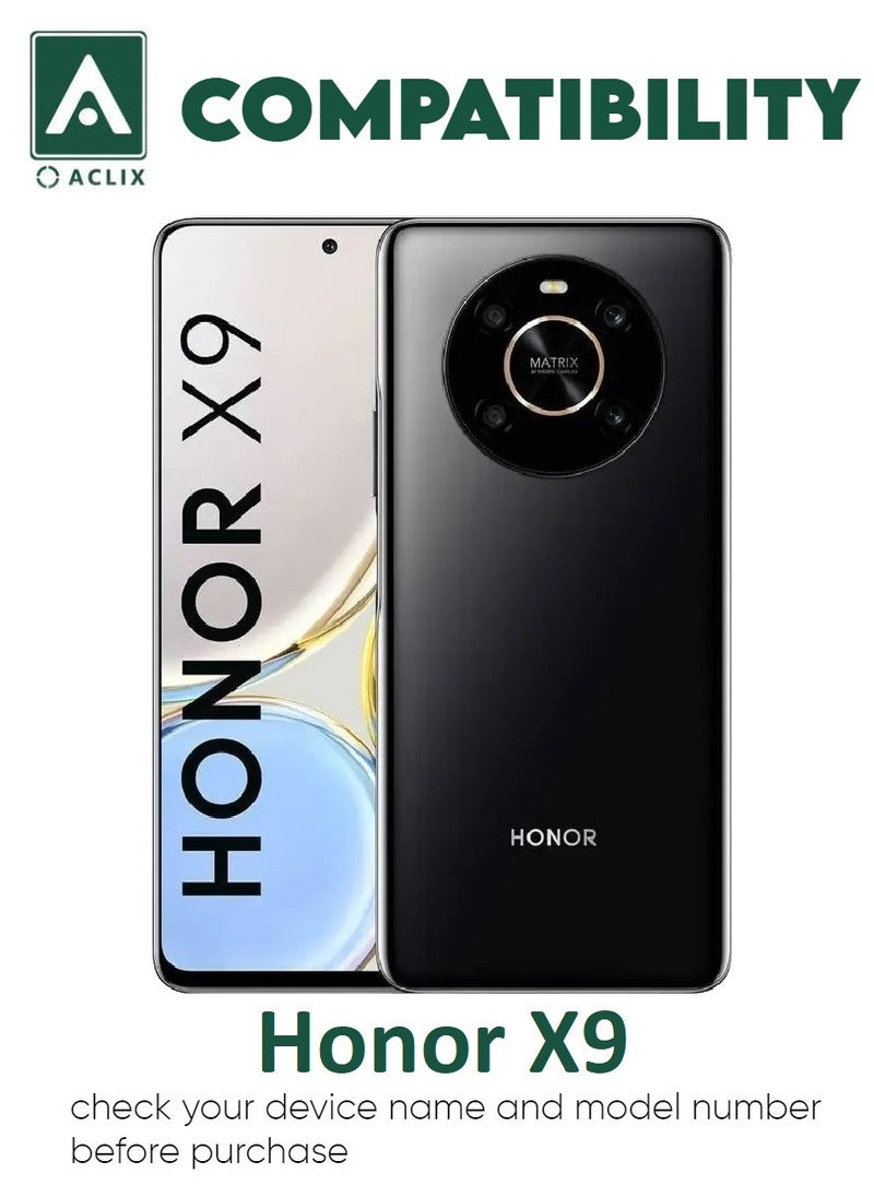 ACLIX 5 Pieces Antistatic ESD Dustproof Premium Quality High Definition Tempered Glass Screen Protector Designed For Honor X9 - Image 3