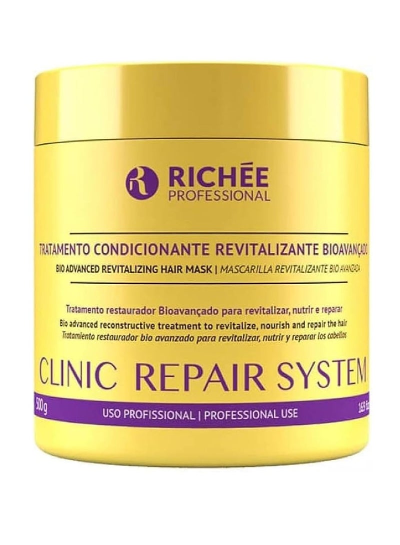 Richee Professional Richée Professional | Clinic Repair System | Revitalizing Conditioning Mask | 500 gr / 17.6 oz. - Image 1