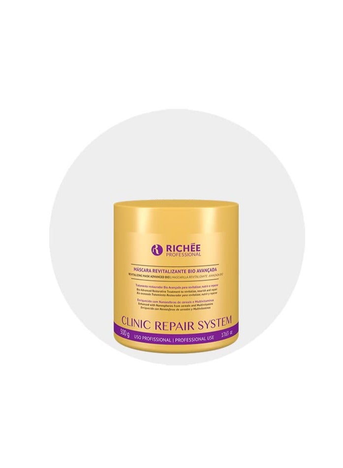 Richee Professional Richée Professional | Clinic Repair System | Revitalizing Conditioning Mask | 500 gr / 17.6 oz. - Image 3