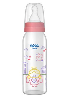 Wee baby Glass Feeding Bottle Assorted Colors Prints 250 Ml 1 Count  - Image 3