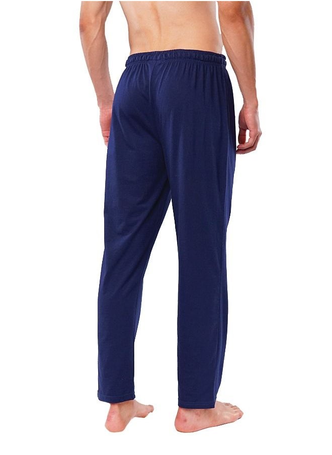 MENDEEZ - Mendeez Men’s Soft Jersey Navy Blue Pajama Pants – Perfect Sleepwear for Men - Image 1