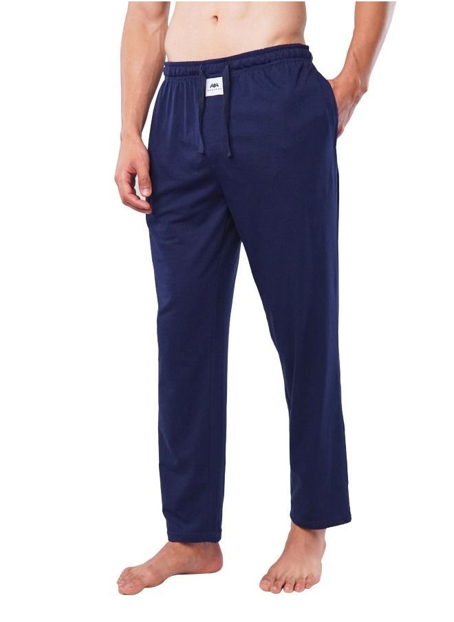 MENDEEZ - Mendeez Men’s Soft Jersey Navy Blue Pajama Pants – Perfect Sleepwear for Men - Image 1