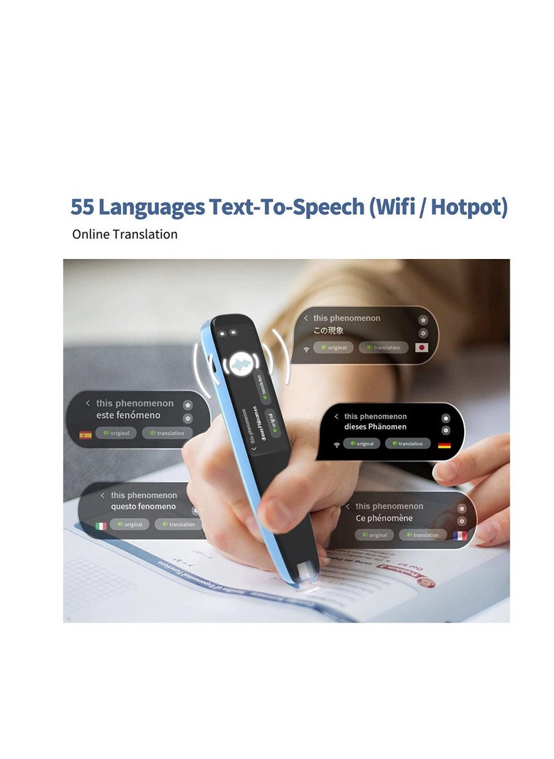 Generic - Scan Reader Pen 16GB Dictionary Mobile Scanner Translator Scanning Pen 112 Language OCR Digital Reader Pen Voice Translator Device Text Phonetic Multilingual Translation - Image 1