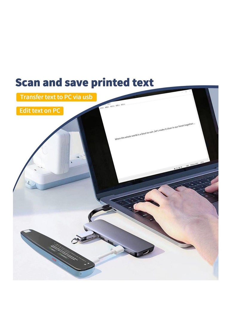 Generic - Scan Reader Pen 16GB Dictionary Mobile Scanner Translator Scanning Pen 112 Language OCR Digital Reader Pen Voice Translator Device Text Phonetic Multilingual Translation - Image 1
