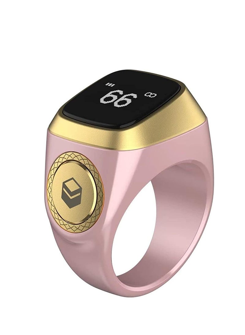 iQIBLA خاتم ذكر لايت الذكي البلاستيكي الوردي 20 مم - Image 1