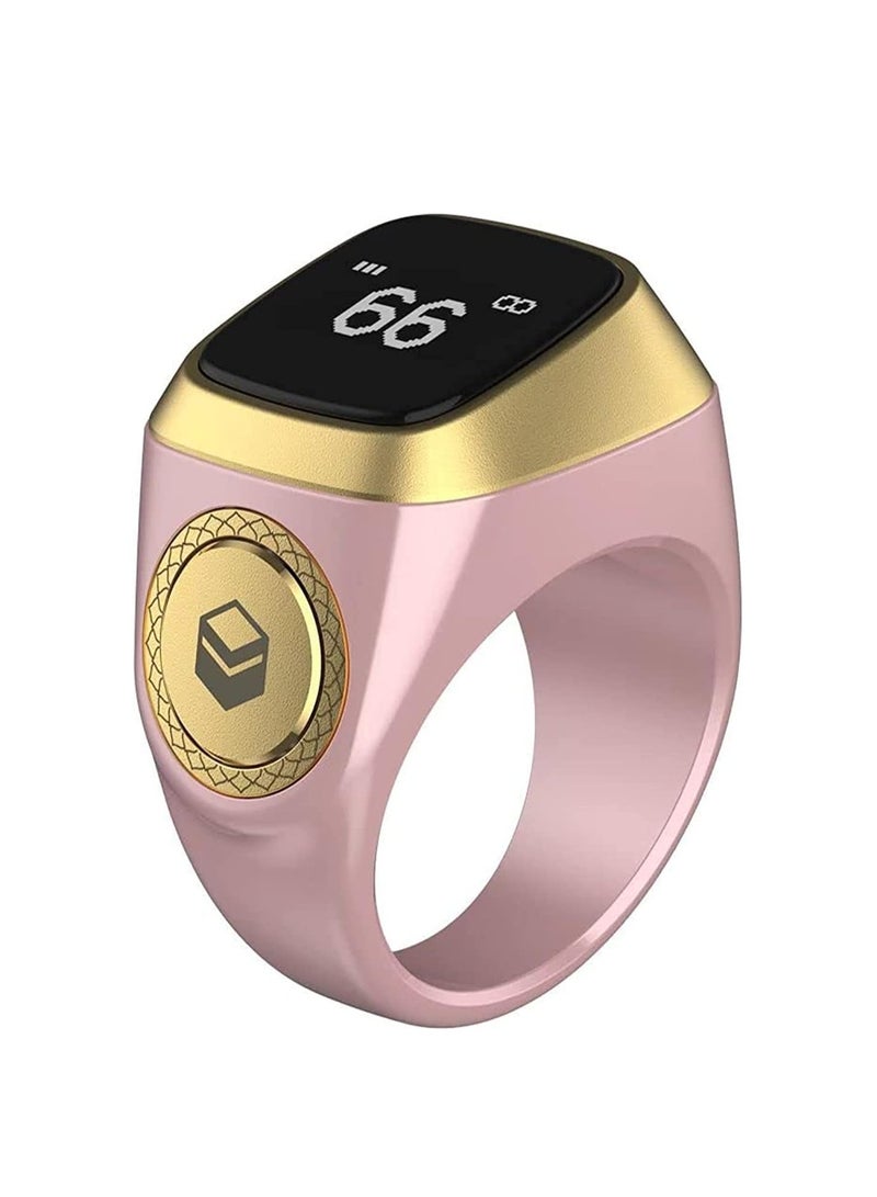 iQIBLA خاتم ذكر لايت الذكي البلاستيكي الوردي 20 مم - Image 2