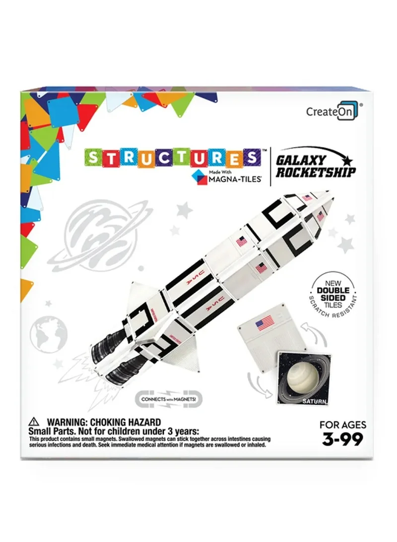 MAGNA-TILES CreateOn Galaxy Spaceship