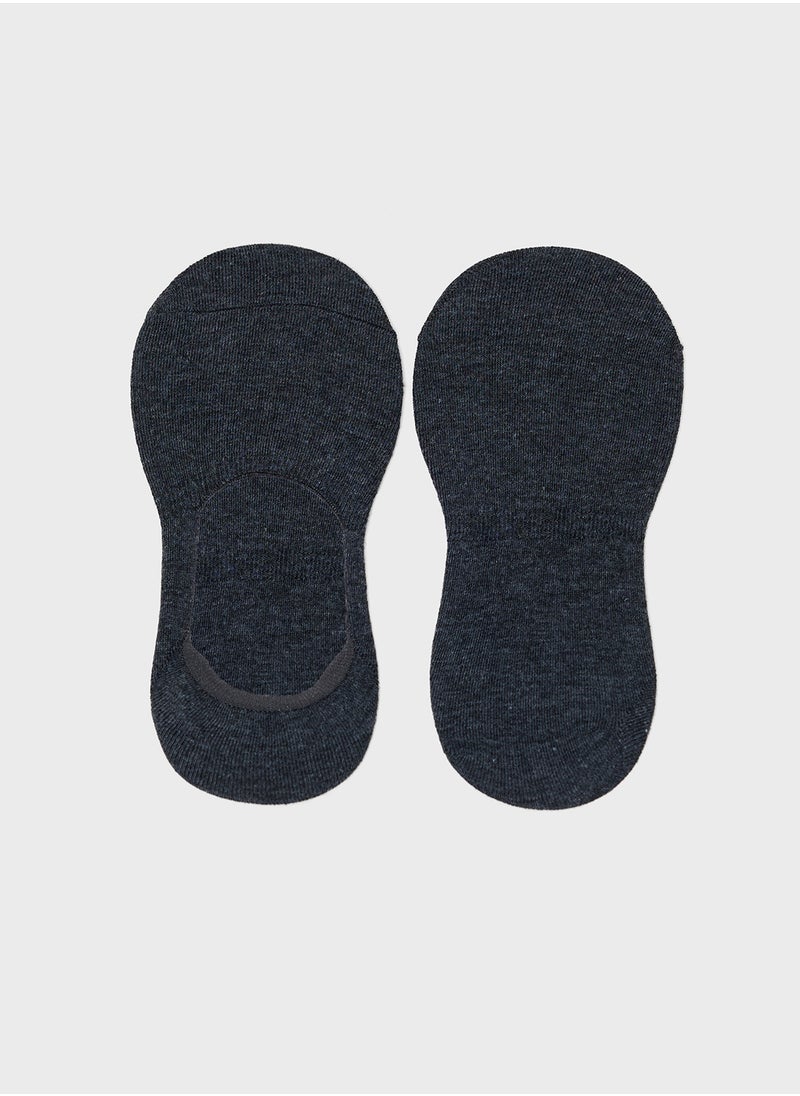 Seventy Five Basics - Pack Of 5 Invisible Socks - Image 1