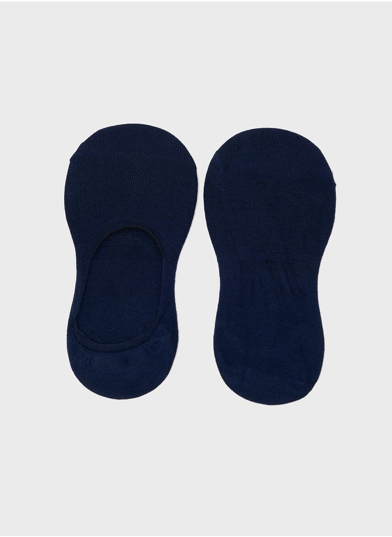 Seventy Five Basics - Pack Of 5 Invisible Socks - Image 1